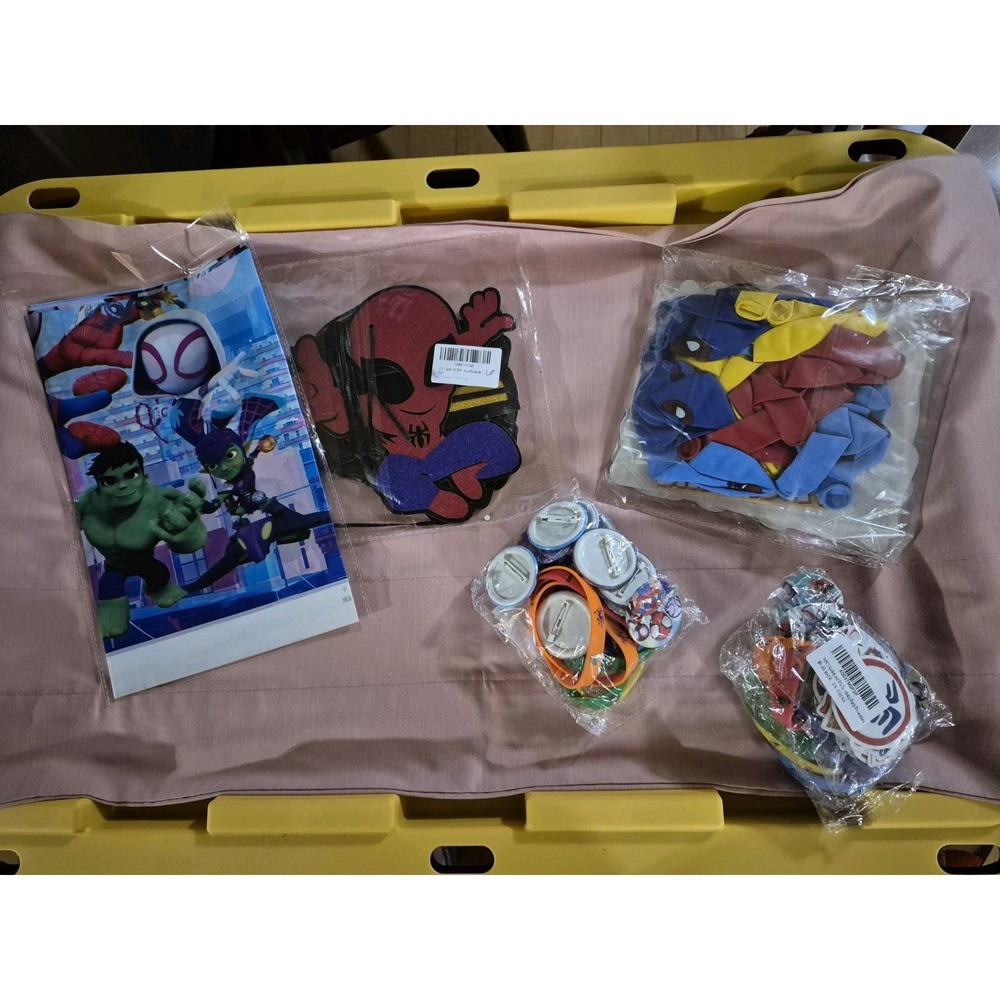 Spider Boy & Friends 6th Birthday Banner Set Over 200 Pieces (S1334) - Picture 3 of 3